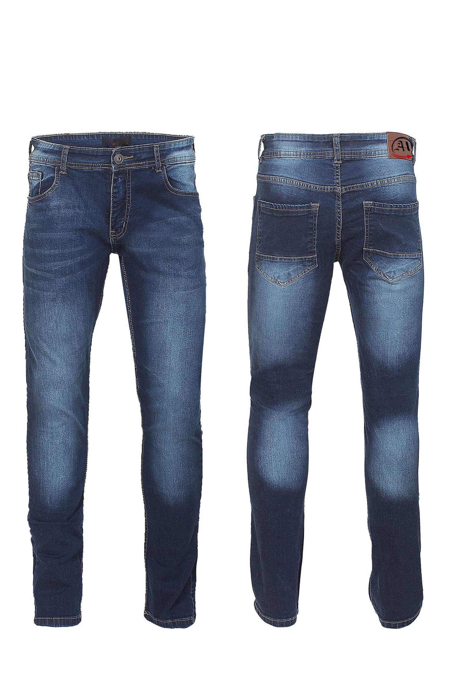 AH Denim Modern Slim Fit Stretch Straight-Leg Jean … - AH Online Stores
