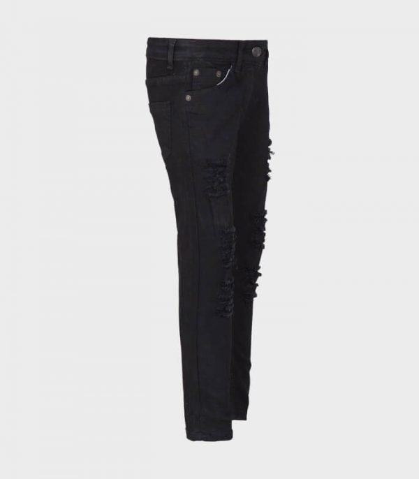 AH Denim Black Ripping Jeans 1