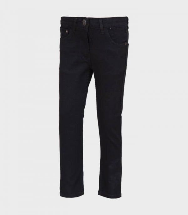 AH Denim Black Jeans for Kids Front Side