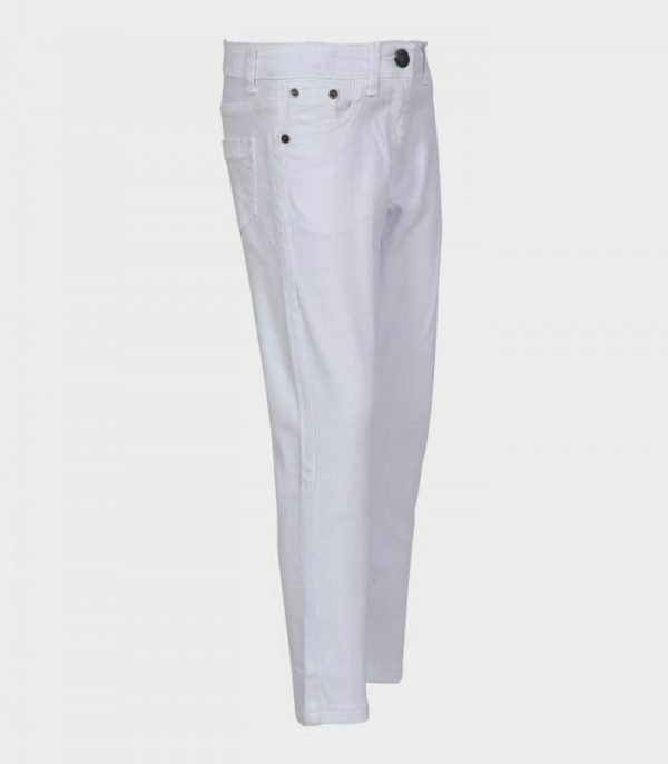 AH Denim White Ripping Jeans 2